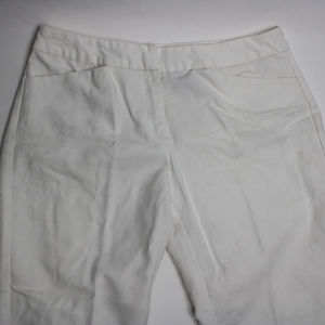 NUE OPTIONS Ladies White PANTS sz 8
